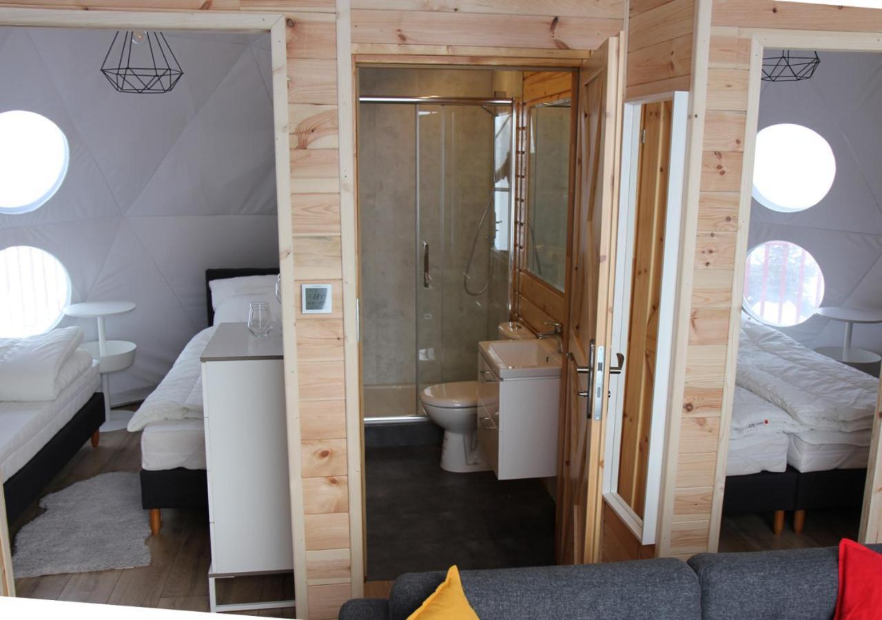 Glamping Gliczarow Klapnioki Bed and Breakfast Leśnica Eksteriør billede