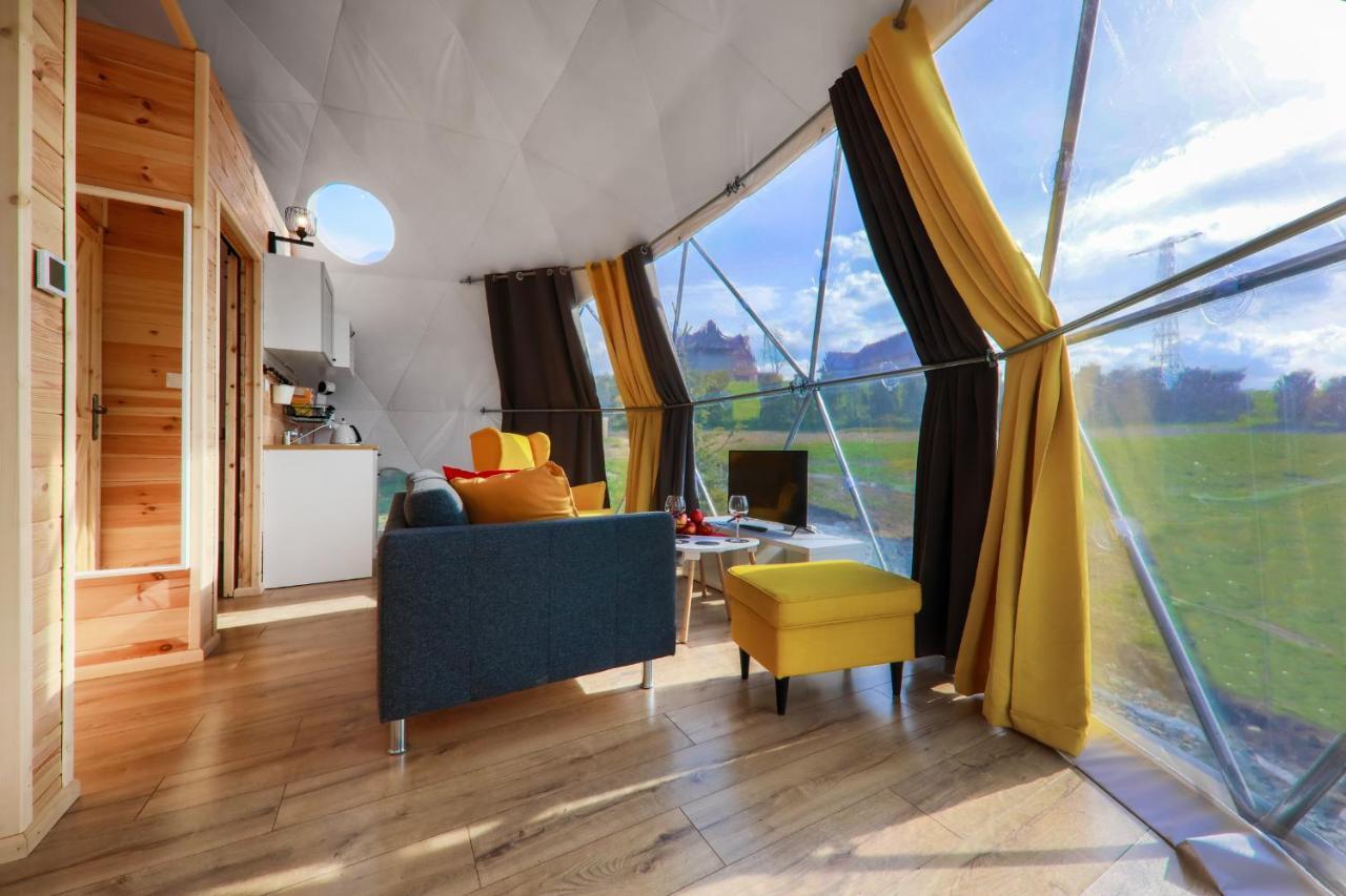 Glamping Gliczarow Klapnioki Bed and Breakfast Leśnica Eksteriør billede