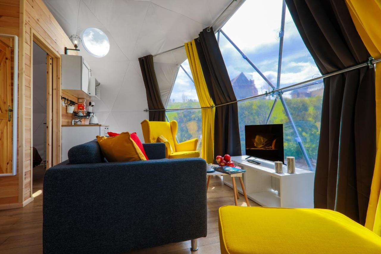 Glamping Gliczarow Klapnioki Bed and Breakfast Leśnica Eksteriør billede