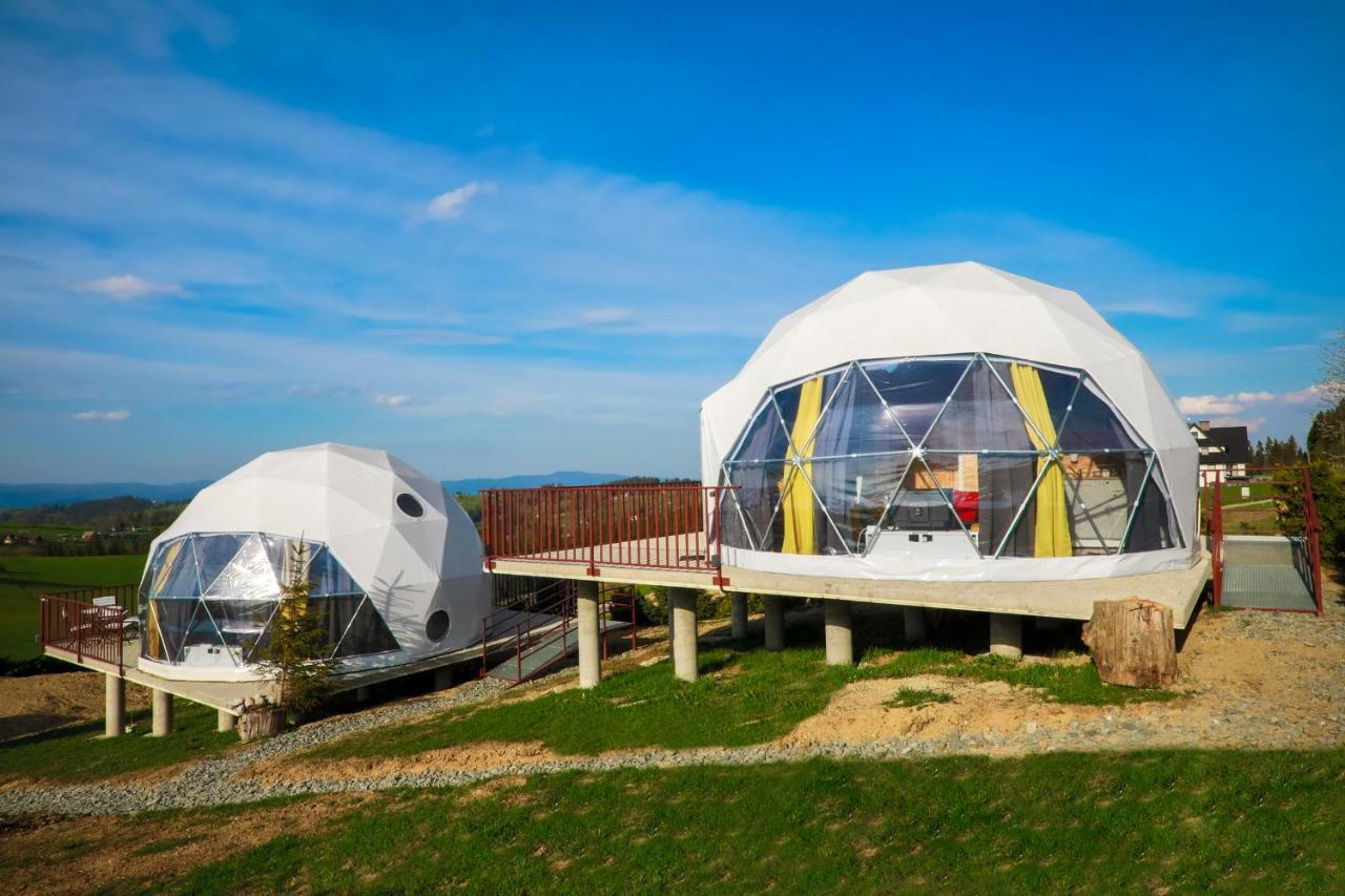 Glamping Gliczarow Klapnioki Bed and Breakfast Leśnica Eksteriør billede