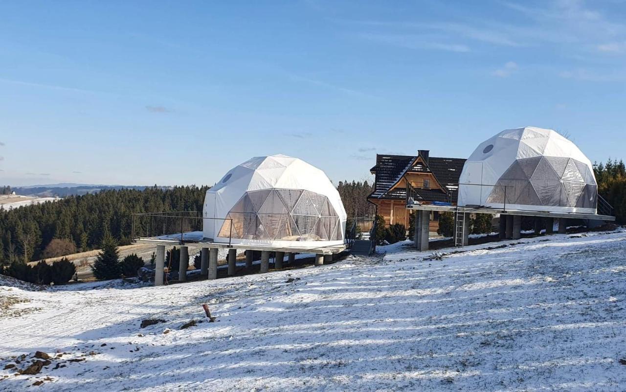 Glamping Gliczarow Klapnioki Bed and Breakfast Leśnica Eksteriør billede